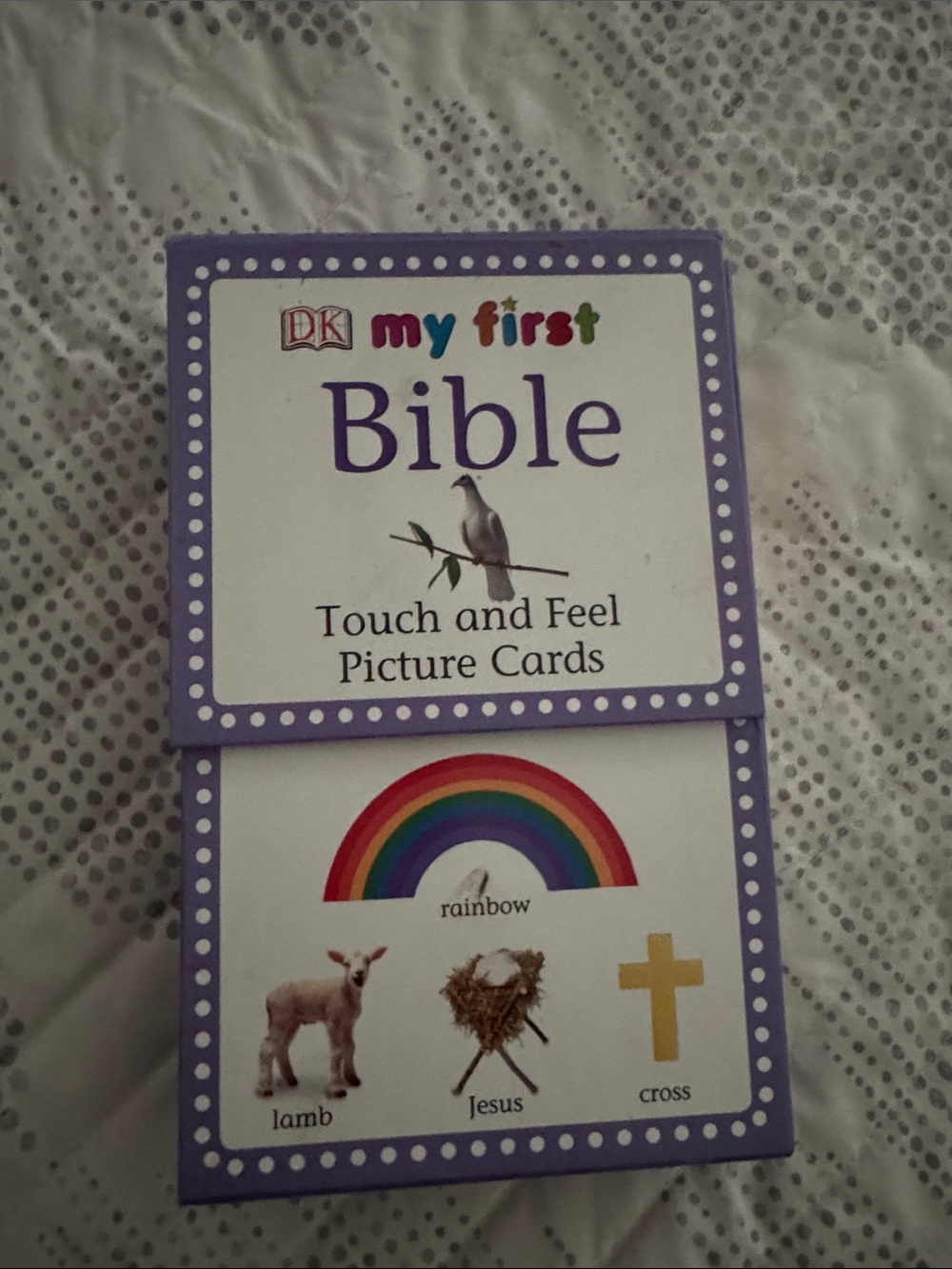 DK My First Bible Touch-and-Feel Picture Cards - Purple